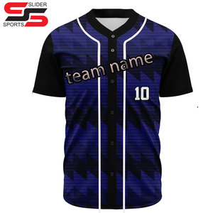 Maillot de baseball pour hommes de haute qualité, design personnalisé, sublimé, vêtements de sport, baseball, softball, vêtements pour adultes, maillot de baseball en polyester - Product Image 1