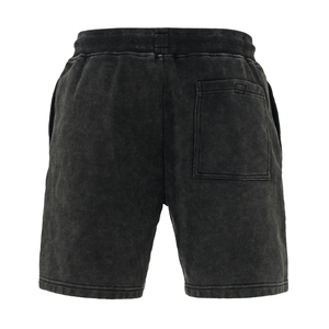 กางเกงขาสั้นผ้าฝ้าย 100% ยี่ห้อ High Street Acid Wash สำหรับผู้ชาย ลวดลาย Distressed Stone Wash ปักโลโก้ตามสั่ง รับผลิตแบบ OEM แห้งเร็ว ระบายอากาศได้ดี - Product Image 2