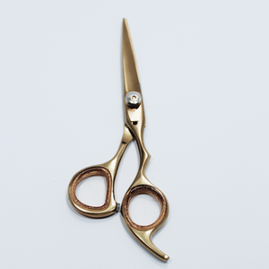 Tijeras de Barbero Profesionales de Alta Precisión, Color Dorado, con Alto Contenido de Carbono, Empaque Personalizable, Logotipo Personalizado, Alta Calidad - Product Image 1