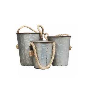 Maceta de Metal de diseño elegante para uso en el hogar y el jardín, maceta de tamaño personalizado hecha a mano al por mayor a granel - Product Image 4