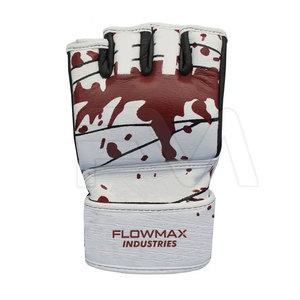 Guantes de MMA de Cuero Genuino con Logotipo Personalizado, Guantes de MMA Juveniles Estampados, Guantes de MMA de Medio Dedo - Product Image 6