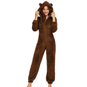 Respirant Polaire 100% Coton Femmes Onesie Pyjamas Festival Hello Ween Design - Product Image 3