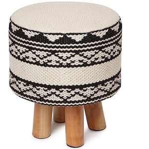 Nouvelle meilleure qualité en forme de macramé tabouret intérieur extérieur décoratif Table support pour bureau à domicile salon assis salle de jeux - Product Image 1