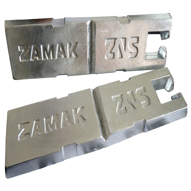 Hersteller von Zink legierung barren Zamak 8 Zamak 5 Zamak 3 direkter Fabrik preis