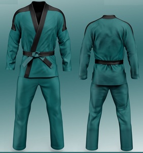 เครื่องแบบศิลปะการต่อสู้ BJJ GI เครื่องแบบ100% ผ้า Jiu-Jitsu สั่งทำสีได้ - Product Image 5
