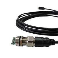 Câble USB Type C vers Type C blindé, étanche IP67, métallique, surmoulé, double extrémité, longueur 3m, jusqu'à 10 Gbps