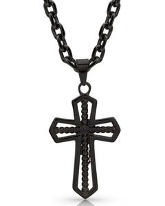 CROSS Christian Religion No deslustre Impermeable Titanio Acero inoxidable Joyas Colgantes Hombre - Product Image 4