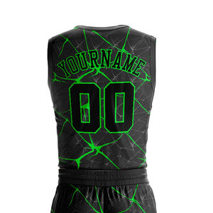 Uniforme de basket-ball léger 100% polyester imprimé pour adultes, haute qualité, séchage rapide, respirant, couleurs personnalisées, unique - Product Image 6