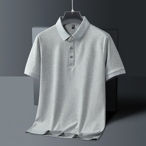 Vente en gros polo personnalisé pour hommes séchage rapide 100% polyester organique décontracté court grande taille impression 3D golf bouton décoration XL - Product Image 3