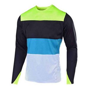 Custom Blank Jersey Shirts Mountain <b>Bicycle</b> Clothes Plain MTB Bike Shirt Manufacturer Full Sleeve Club Cycling Jersey - Product Image 3