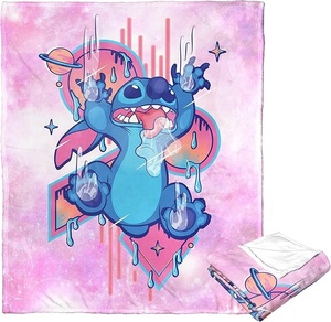 <strong>Stitch</strong> and Angel Blanket Soft Cozy Fleece <strong>Throw</strong> Blanket Plush Lightweight Warm Fuzzy Flannel Cartoon Printed Blankets and <strong>Throws</strong> - Product Image 2
