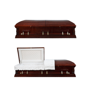 Ataúdes de madera natural de buena calidad para adultos Funeral OEM, venta al por mayor del fabricante vietnamita DSP LTD SERENITY CKT2007 - Product Image 4