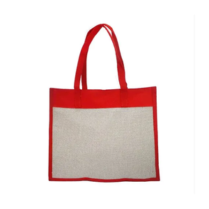 Bolsa de yute de compras personalizada de alta calidad, bolsa de yute ecológica impresa en la India, promoción de Bengala Occidental - Product Image 3