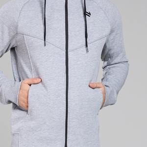 Sweat à capuche respirant 100% coton confortable direct d'usine pour hommes dernière conception élégante col à capuche motif solide pour l'hiver - Product Image 3