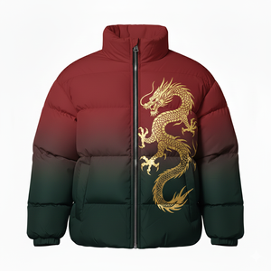Nouvelle Veste Puffer à Capuche Zippée Personnalisée avec Logo Brodé pour Homme – Qualité Premium, Idéale pour l'Extérieur et le Streetwear – Collection Hiver Très Demandée - Product Image 1