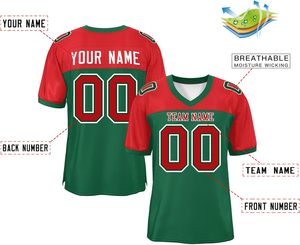 Camisetas de fútbol americano de malla de poliéster de secado rápido, ropa de calle urbana, ropa deportiva para discoteca, sublimación transpirable, talla grande personalizada - Product Image 4