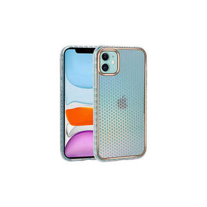 Coque en silicone transparente blanche brillante Netzy pour iPhone 11, 14 Plus, 13 Pro Max, 7 Plus - Motifs INS Styles NO12 compatibles - Product Image 1