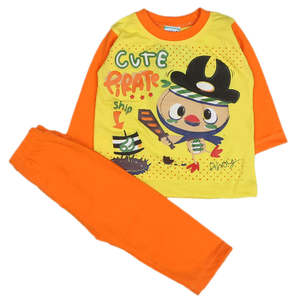 Traje de 2 Piezas de Manga Larga para Niños - Naranja - Product Image 3