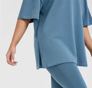 Venta caliente Camisetas de las mujeres Ropa deportiva Mujeres Tallas grandes Camisetas de gran tamaño para las mujeres Fabricación directa de fábrica - Product Image 4