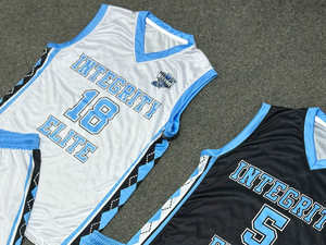 Uniformes de Baloncesto de Verano con Logotipo Personalizado al por Mayor, Secado Rápido, Anti-UV, Transpirables, 100% Poliéster, Tallas Grandes, Pedidos al por Mayor - Product Image 6