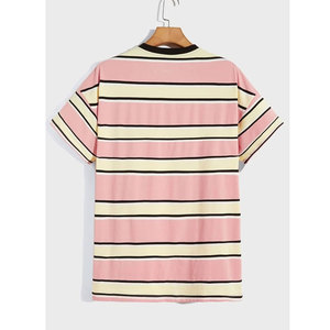 2026 Summer Men's Oversized <b>T</b>-<b>Shirt</b> 100% Cotton Loose Fit Short Sleeves Casual Streetwear Tee <b>High</b> Quality Custom Logo Available - Product Image 2