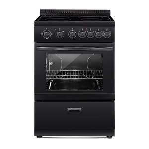 24-Inch Electric Range Oven with 2.7 Cu. Ft. Capacity 4 <b>Cooktop</b> Burners Stainless Steel Body - Product Image 1