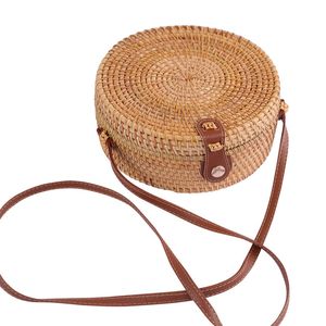 Vintage Summer Woven Rattan <b>Bag</b> Seagrass Handbag for Ladies Stylish <b>Wicker</b> Beach <b>Bags</b> for Girls Travel Beach <b>Bag</b> - Product Image 4