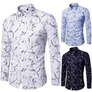 Personnalité personnalisée Design Chemise occidentale de haute qualité à imprimé floral T-shirt surdimensionné en pur coton à la mode pour femmes - Product Image 4