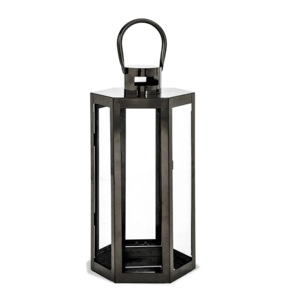 Lanterne à bougie en métal nickel noir de style élégant et de haute qualité, pour la maison, Noël, Pâques, lanternes décoratives faites à la main - Product Image 4