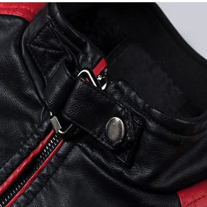 Promotion limitée Veste coupe-vent et imperméable Slim Fit Homme Nouveau look Patchs brodés personnalisés Veste en cuir pour homme - Product Image 3