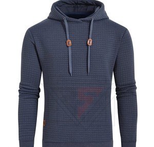 เสื้อฮู้ดผู้ชายทรงสลิมฟิตลำลองแบบเรียบๆเสื้อผ้าแนวสตรีท - Product Image 5