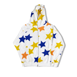 2023 automne/hiver nouveau produit masqué sweat à capuche foncé 360g velours épaissi fermeture éclair à capuche broderie Logo sweats à capuche pour hommes - Product Image 3