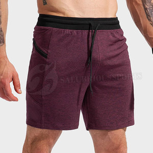 Pantalones cortos deportivos informales de secado rápido para hombre, pantalones cortos deportivos de algodón con patrón sólido para entrenamiento, tallas para correr XS 6XL, estilo Cargo para Fitness - Product Image 2