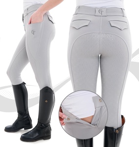 Pantalon d'équitation personnalisé en silicone antidérapant à assise complète, nouvelle mode, fonctionnel - Product Image 1