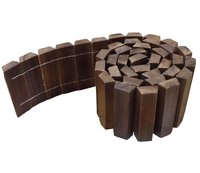 Bordure de jardin en bois, clôture en bois, panneaux décoratifs à petits piquets pour les parterres de fleurs, barrières et clôtures paysagères pour le jardin