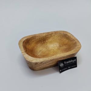 Natural Acacia Wood Candle <b>Bowl</b> with <b>Heart</b> <b>Shape</b> for Home Decor Luxury Valentine Holiday Handcrafted From india - Product Image 3