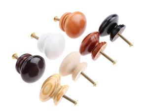 Perillas de Madera Hechas a Mano Tradicionales Más Vendidas para Cajones y Puertas con Forma Cuadrada Única de la India - Product Image 5