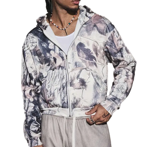 เสื้อฮู้ดลำลองสำหรับผู้ชายเสื้อมีฮู้ดลำลองผ้าฝ้าย100% แบบสวมหัว - Product Image 3