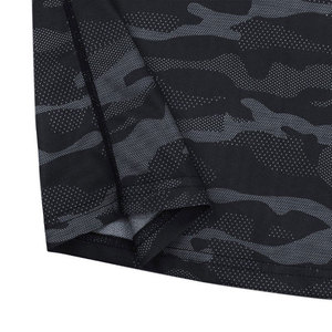 Camiseta deportiva de media manga para hombre, estampado de camuflaje, transpirable y de secado rápido, tela de punto de algodón 100% para deportes y entrenamiento - Product Image 5