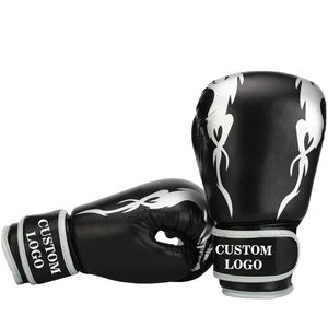 Gants de boxe Winning New 10oz 12oz 14oz 16oz Cuir personnalisé Oem Logo personnalisé Peau de vache Gant de boxe de sport - Product Image 4
