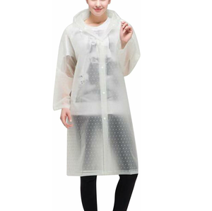 Breathable <b>Black</b> Adult Waterproof Long Raincoat <b>Rain</b> Jackets and Women Waterproof Raincoat - Product Image 5