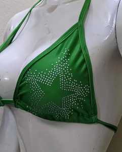 Conjunto de Bikini Sexy de cintura alta de alta calidad para mujer Push Up traje de baño de dos piezas conjunto de Bikini transpirable personalizado para mujer - Product Image 4