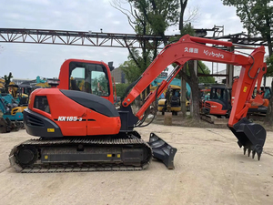 รถขุดฮิตาชิ Kx185-3 มือสอง น้ำหนักใช้งาน 10 ตัน รถขุดขนาดเล็ก เครื่องจักรก่อสร้าง รถตีนตะขาบ เครื่องยนต์ เกียร์ ปั๊ม มอเตอร์ - Product Image 3