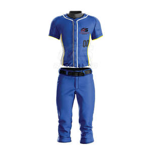 Ensemble d'uniformes de baseball personnalisés, maillot et pantalon, uniforme d'équipe de baseball, maillot et pantalon, prix de gros - Product Image 1