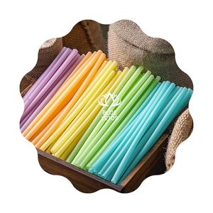 TRUSTED QUALITY Rice Flour <b>Straws</b> for Cold Drinks and Cocktails, Plastic-Free, Available 2025. - Product Image 1