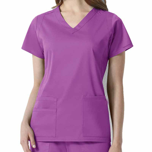 Uniformes Médicos Transpirables al por Mayor con Logotipo Personalizado, Conjuntos de Uniformes Médicos de Algodón y Poliéster Elásticos para Enfermeras y Hospitales, Tops para Unisex por HI - Product Image 5