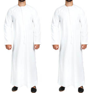Túnicas Árabes Islámicas para Hombre, Estilo Saudí, Modestas, Transpirables, Tallas Grandes, Dubai 2026, Algodón de Alta Calidad, Fabricante Mayorista - Product Image 1