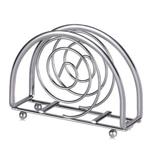 Soporte para servilletas de acero inoxidable, accesorio de cocina, rollo de pañuelos, precio al por mayor, asequible de fábrica - Product Image 3