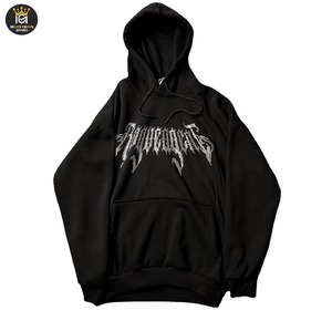 Survêtement d'hiver pour homme à capuche, design personnalisé, contraste de couleurs, strass, 100% coton, qualité supérieure, respirant, écologique - Product Image 2