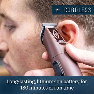 Recortadora de Cabello Ergonómica Recargable con Cuchilla en T, Dispositivo Portátil Inalámbrico de Plástico con Batería - Product Image 6